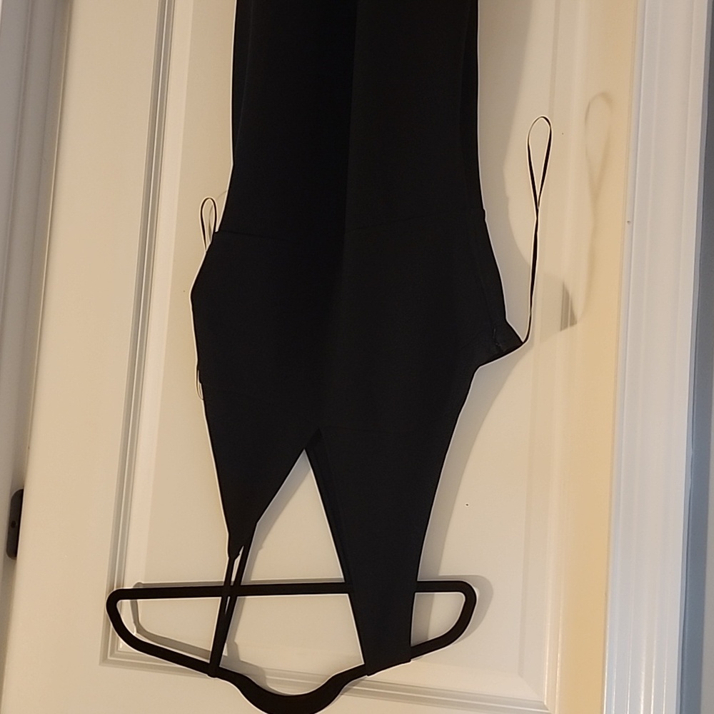 Abercrombie and fitch long black dress